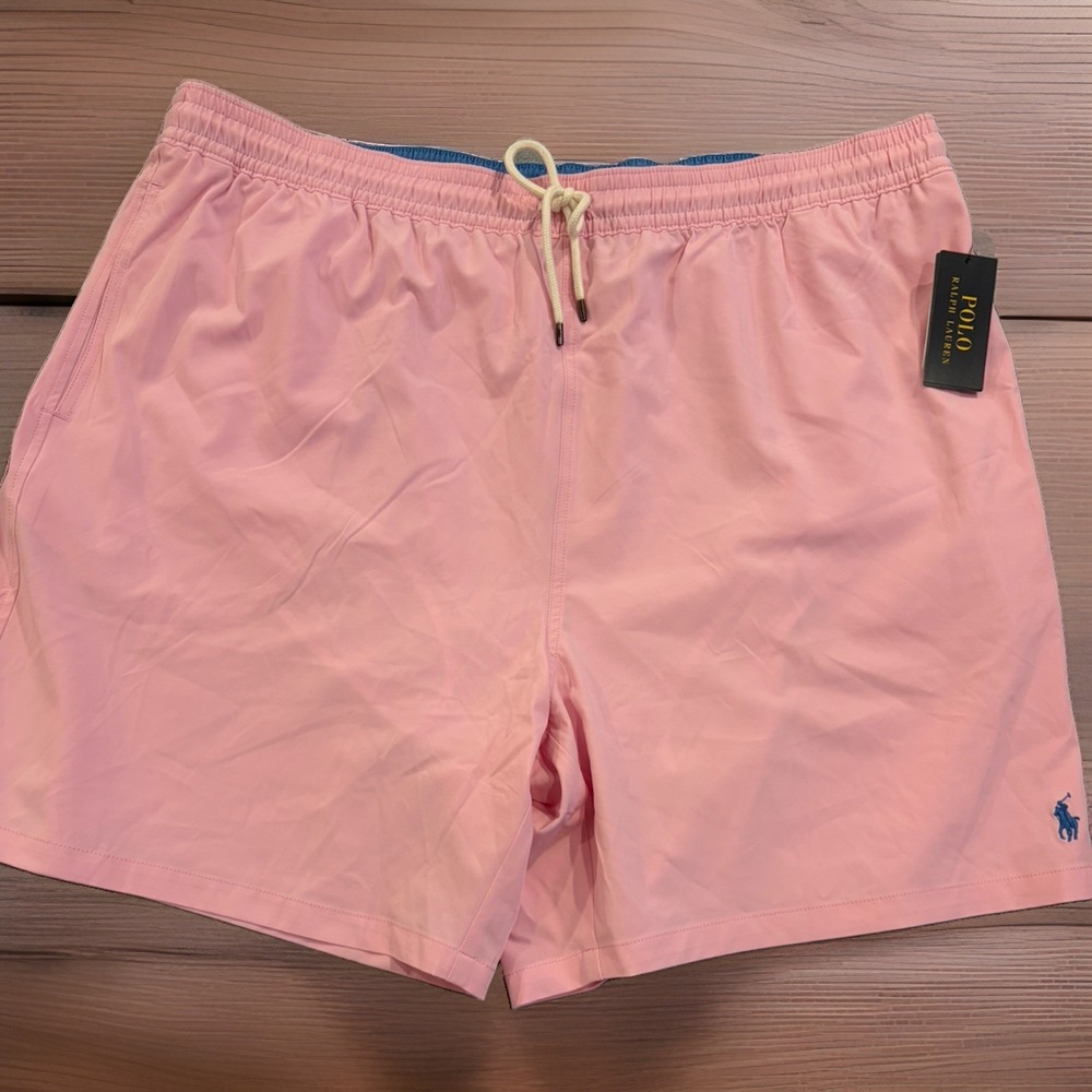 Pink Polo Ralph Lauren Swim Shorts 3XLT
